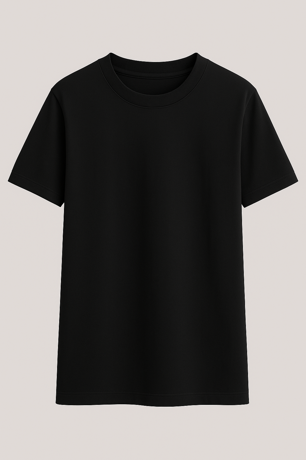 BASIC REGULAR BLACK TSHIRT