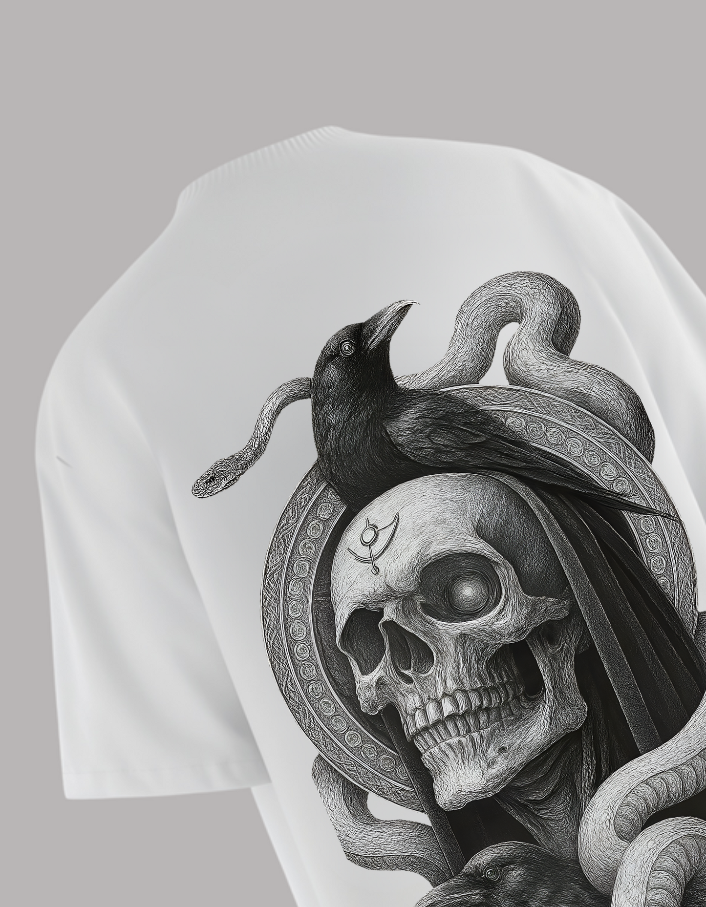 DEATHSEER OVERSIZED TSHIRT - WHITE
