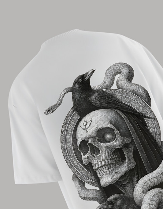 DEATHSEER OVERSIZED TSHIRT - WHITE