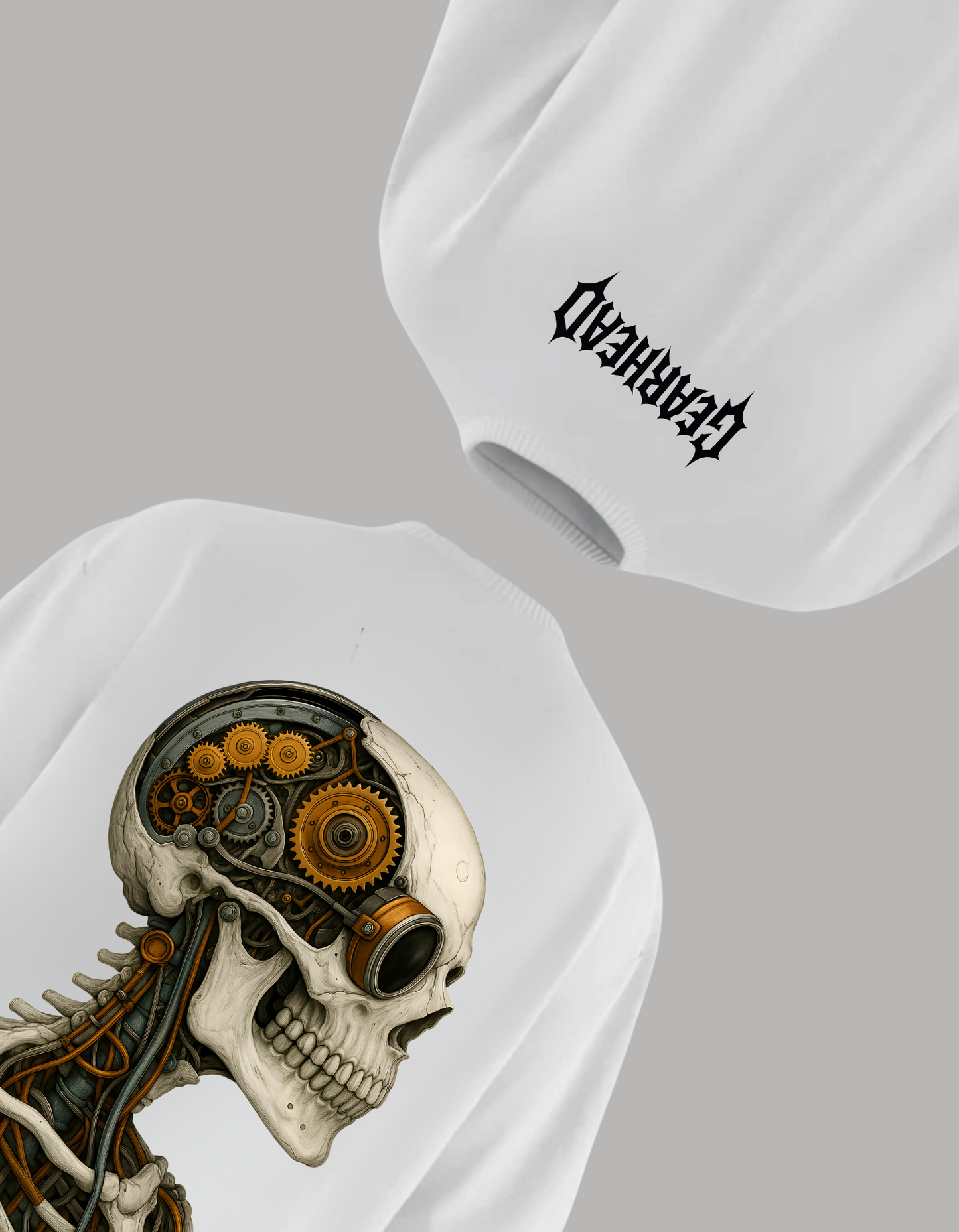 GEARHEAD OVERSIZED TSHIRT - WHITE