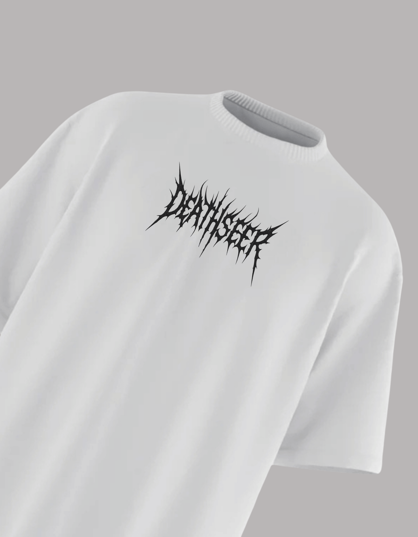 DEATHSEER OVERSIZED TSHIRT - WHITE