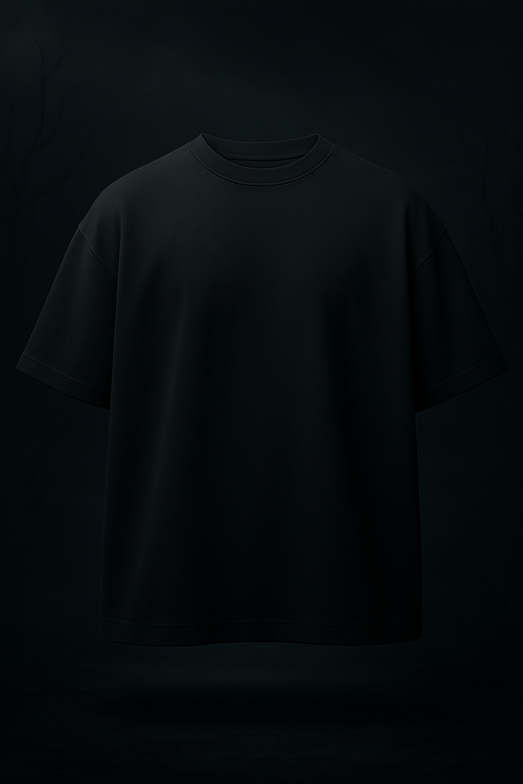 BASIC OVERSIZED BLACK TSHIRT