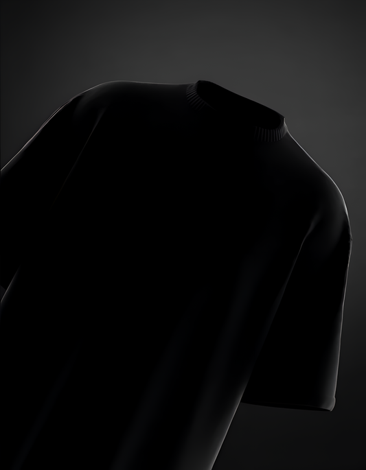 BASIC OVERSIZED BLACK TSHIRT