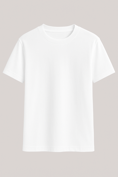 BASIC REGULAR WHITE TSHIRT