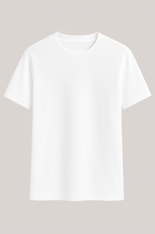 BASIC REGULAR WHITE TSHIRT