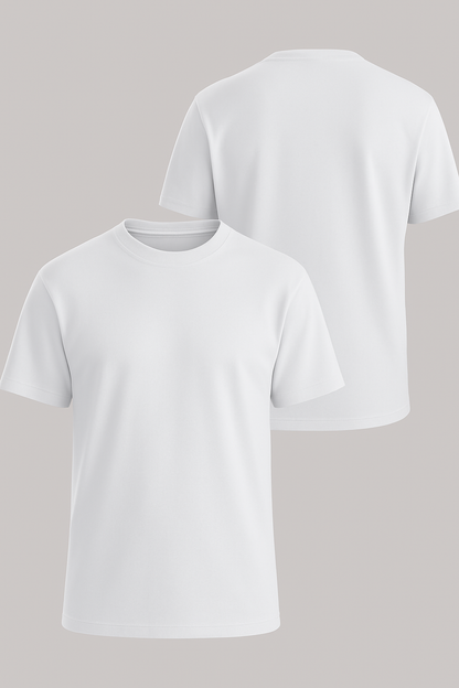 BASIC REGULAR WHITE TSHIRT