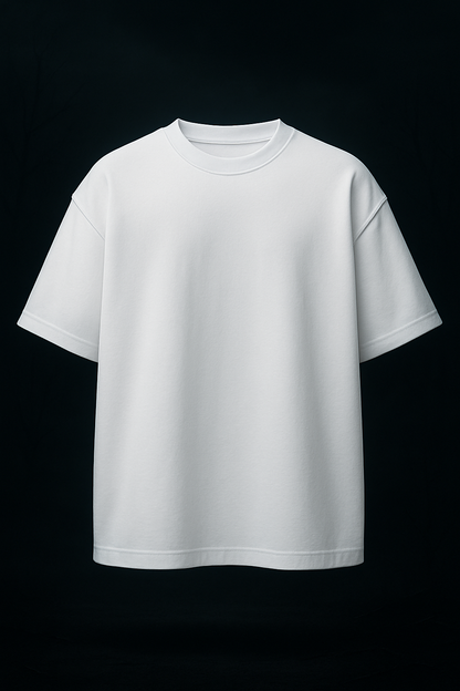 BASIC OVERSIZED WHITE TSHIRT