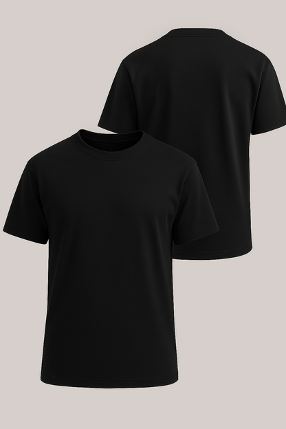 BASIC REGULAR BLACK TSHIRT
