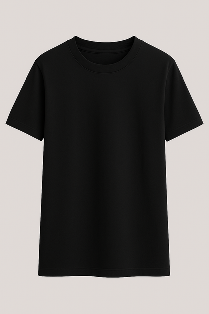 BASIC REGULAR BLACK TSHIRT