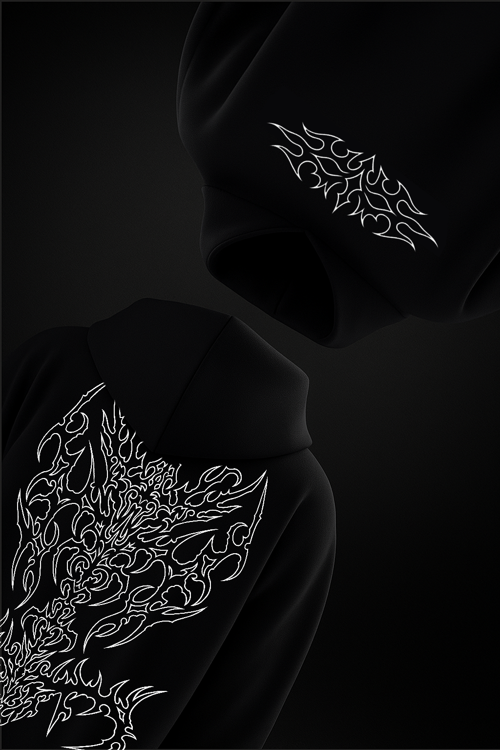 VELRIX - BLACK HOODIE