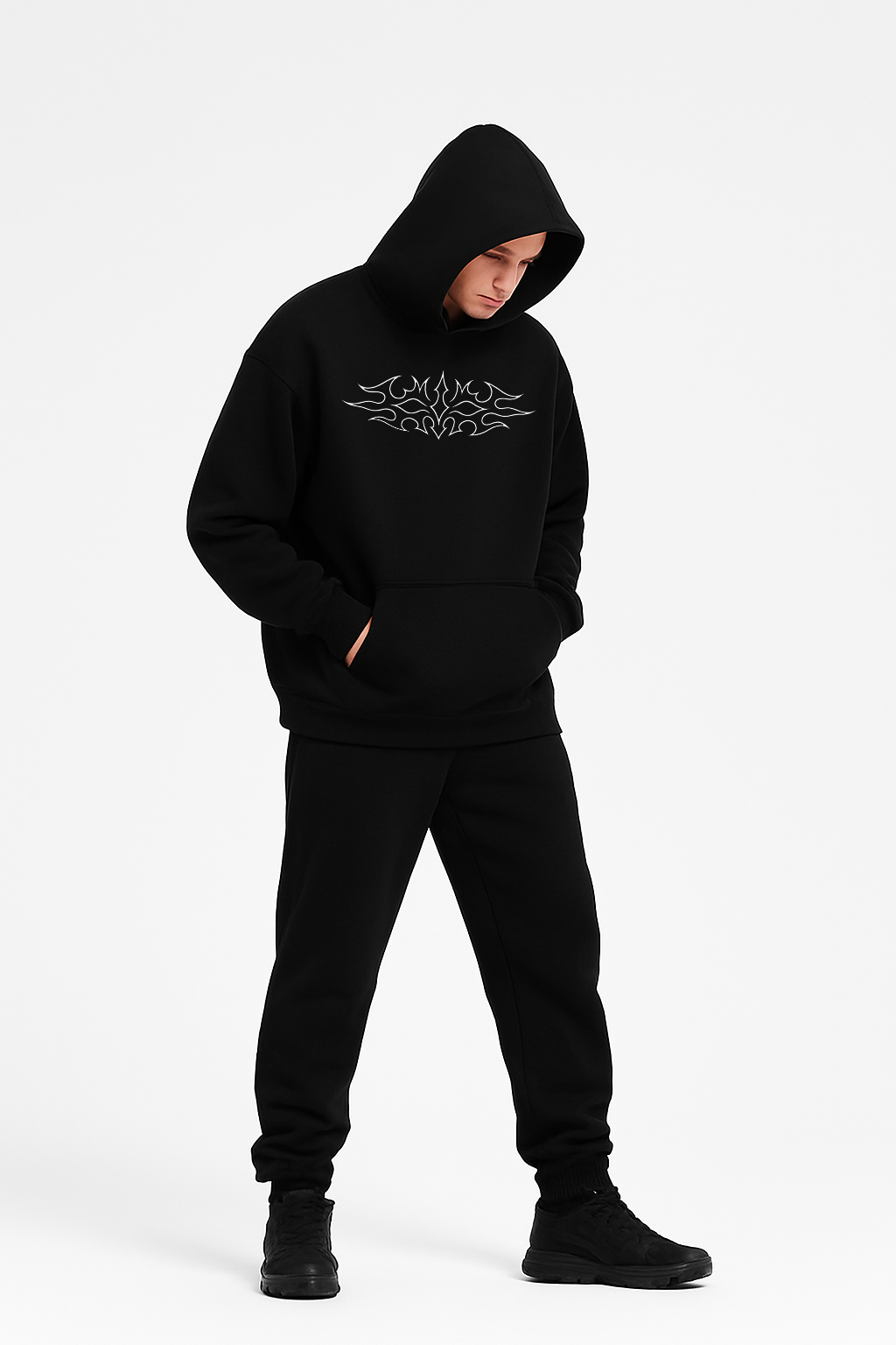 VELRIX - BLACK HOODIE